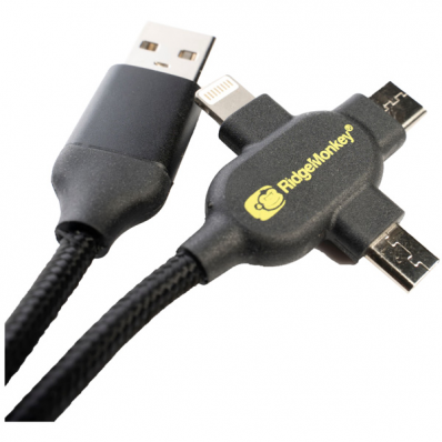 RIDGE MONKEY USB-A-To Multi Out Cable 1m