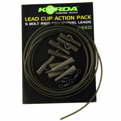 KORDA Lead Clip Action Pack - Weed