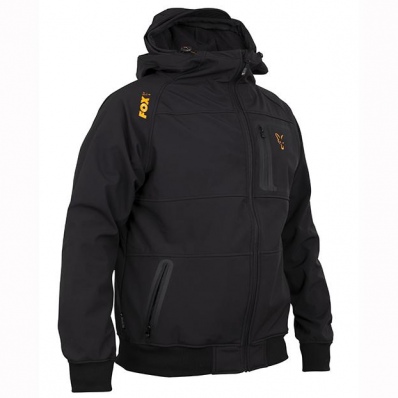 Fox Collection Orange & Black Shell Hoodie