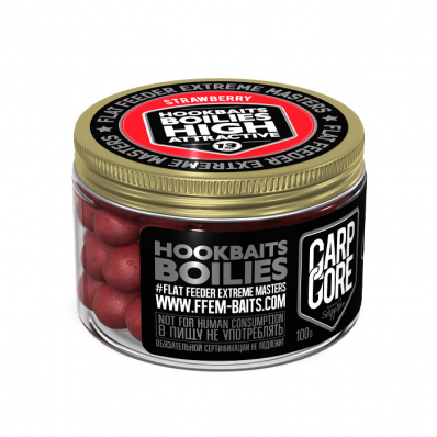 FFEM Hookbaits Boilies Strawberry 13mm