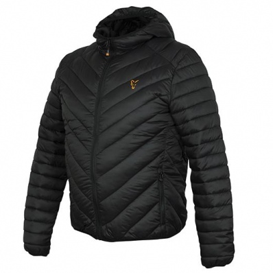 Fox Collection Quilted Jacket Black/Orange