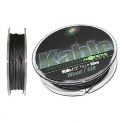 KORDA Kable Leedcore Weed/Silt 25m