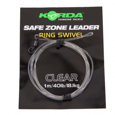 KORDA Kamo Leaders Hybrid Clip 40lb Clear