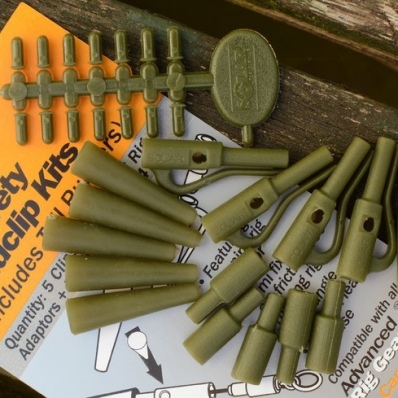 SOLAR TACKLE 5 x afety Lead Clip Kit Green