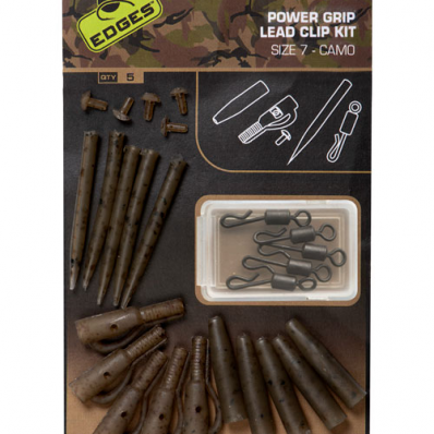 EDGES™ Camo Power Grip Lead Clip Kit Sz 7