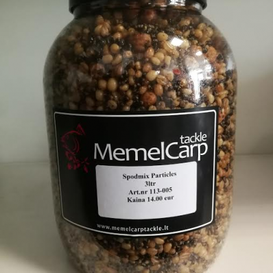 MEMEL CARP TACKLE Spod Mix Partickle 3ltr