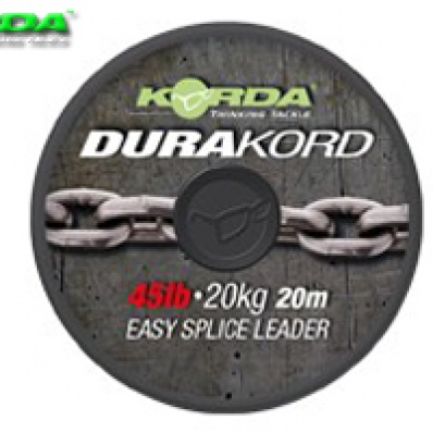 KORDA  Dura- Kord Dyneema Spliceable Leader (20m) 45lb