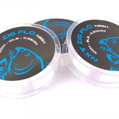 NASH TACKLE Nxt Zig Flo 10lb  0.28mm 100m