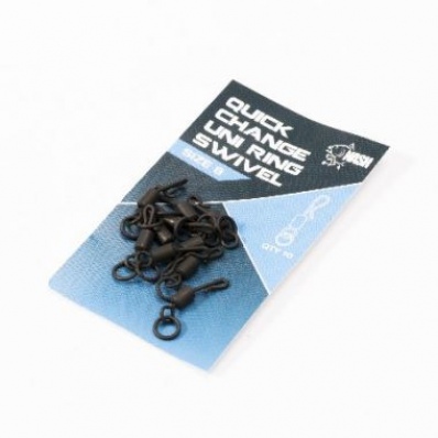 NASH TACKLE Quick Change Uni Ring Swivel Size 8