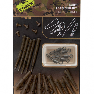 EDGES™ Camo Slik Lead Clip Kit Sz 10 