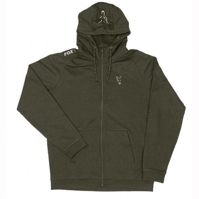 Fox Collection Green & Silver Lightweight Hoodie