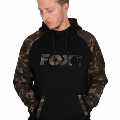 Fox Black/Camo Raglan Hoody