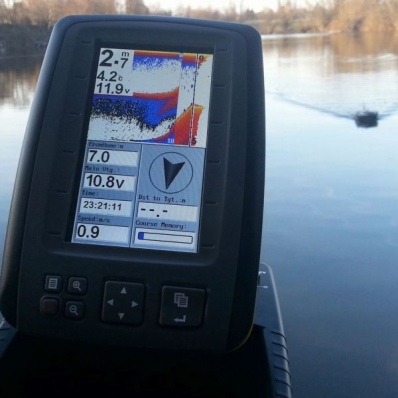 Toslon TF640 - Сыщик Эха - беспроводной GPS и Цветной Fishfinder Combi