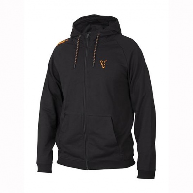 Fox Collection Orange & Black Lightweight Hoodie