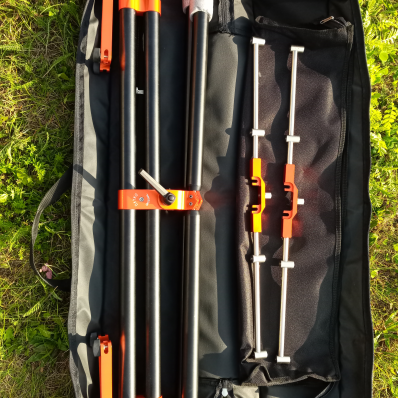 DAYKO Rod Pod Black & Orange 4-5 Rods