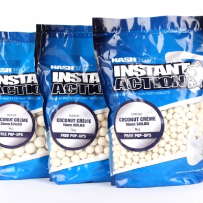 NASH TACKLE Instant Action Coconut Creme 20mm 1kg 