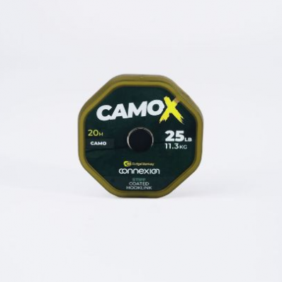 RIDGE MONKEY Connexion CamoX Stiff Coated Hooklink 25lb