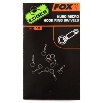 Fox EDGES™ Kuro Micro Hook Ring Swivels