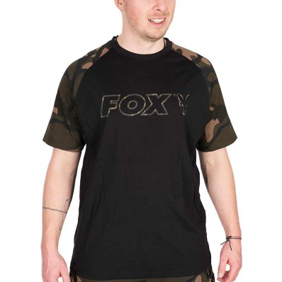 Fox Black/Camo Outline T-Shirt