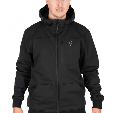 Fox Collection Soft Shell Jacket Black & Orange