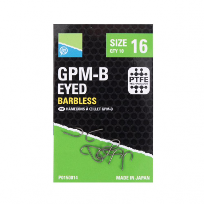 GPM-B HOOKS - SIZE 12 - EYED