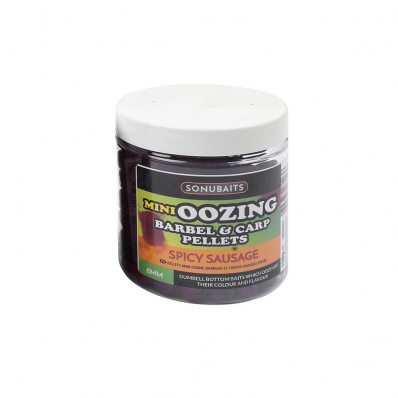 Mini Oozing Barbel & Carp Pellets - Spicy Sausage (S0960015)