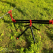 DAYKO Rod Pod Black & Red 4-5 Rods 3 Section Legs