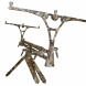 MECCANICA VADESE Nick95  4-5 Rods Brown Camouflage