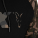 Fox Black/Camo Raglan Hoody