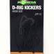 KORDA Kickers D Rig Green Medium Hook Size 4-6