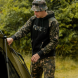 Fox Black/Camo Raglan Hoody