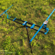 SALAMANDER Salamander Fish 3.0 Rod Pod  4-5 Rods  Black/Blue Joints