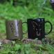 Fox Black & Camo Head Ceramic Mug