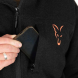 Fox Collection Sherpa Jacket Black & Orange