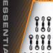 Fox EDGES™ Spinner Swivels - Size 11