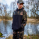 Fox LW Black/Camo Split Zip Hoody