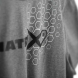 Matrix Hex Print T-Shirt (Grey Marl)